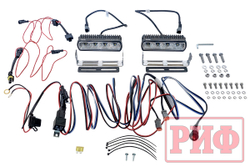 Фары светодиодные водительского света РИФ 161 мм 20W с проводкой (2 шт.)