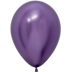 Шар (12''/30 см), Reflex, Зеркальный блеск, Фиолетовый (951), хром, 50 шт.