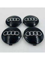 Колпачки заглушки на литые диски с эмблемой Audi 60 мм 4 шт