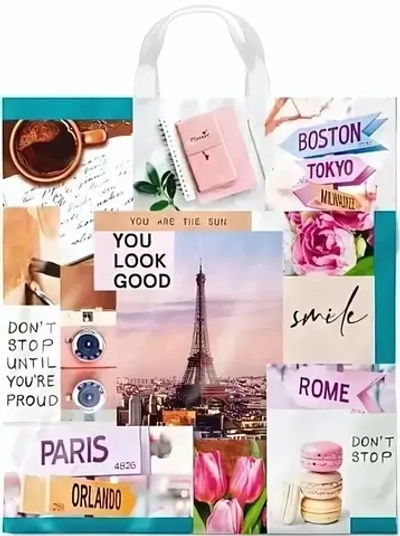 Пакет ПЭ с петлевой ручкой 38х42+6см (40) ПНД (Интервью) Интерпак (х25/500)