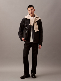 Утепленная куртка Calvin Klein Crinkle Nylon Shirt Jacket Black Beauty