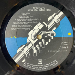 Винтажная виниловая пластинка LP Pink Floyd Wish You Were Here (Japan 1975) (No Obi) (Poster) Welcome To The Machine SOPO 100