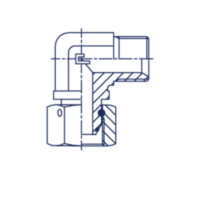 Соединение PFN90 BSP 1.1/4 - BSP 1.1/4