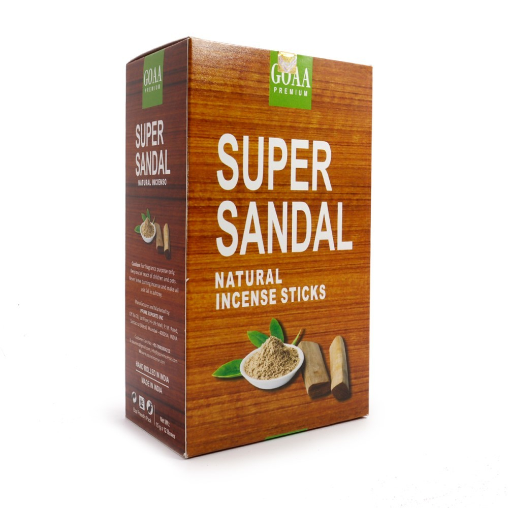 Ppure Goaa Premium Super Sandal Благовоние-масала Супер сандал 15 г