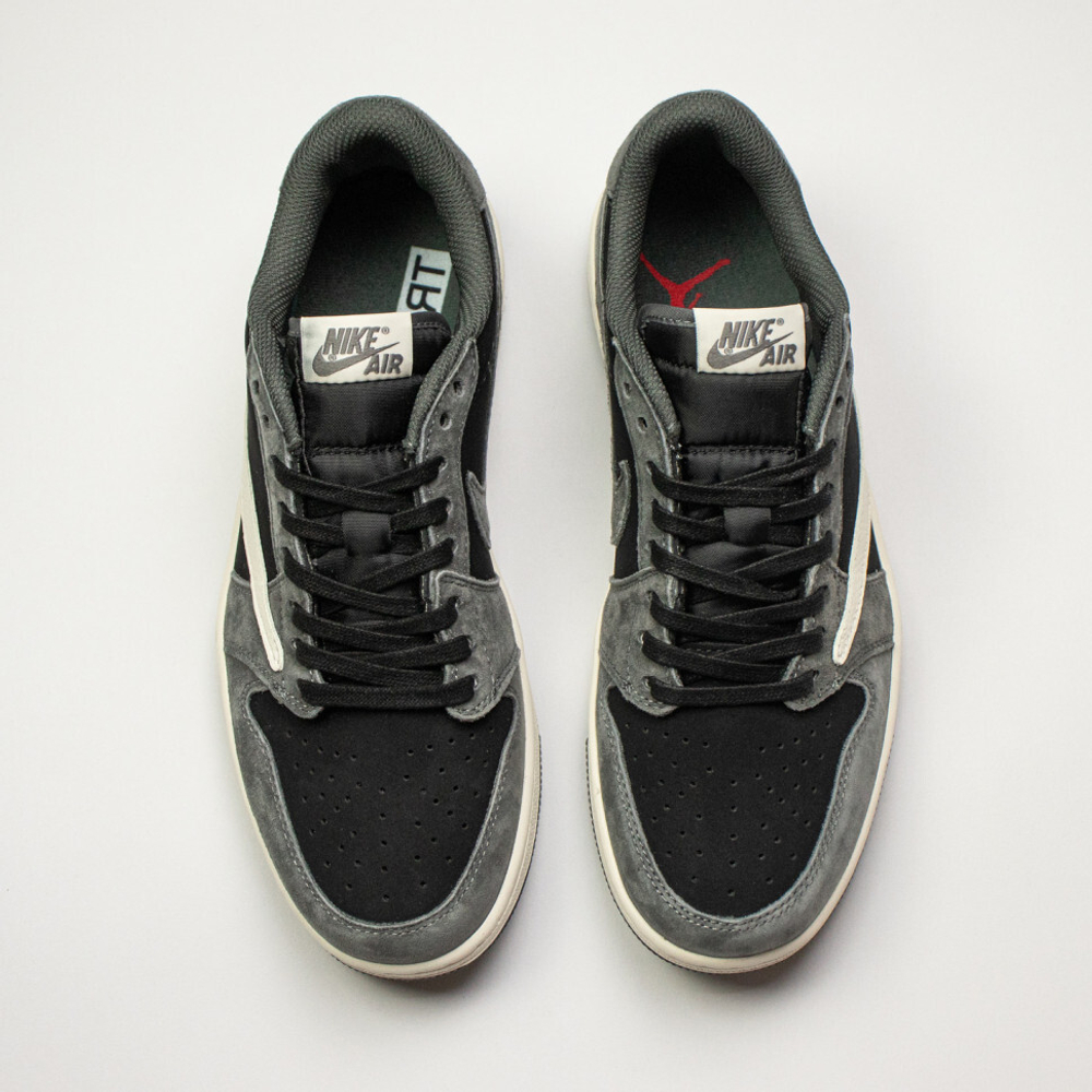 кроссовки Nike Air Jordan 1 Low x Travis Scott Grey / White