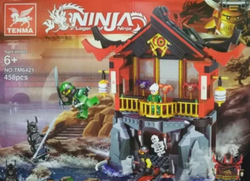 Конструктор Ниндзяго Храм на обрыве / Ninjago / Ninja TM6421 / 458 деталей/Совместим с лего