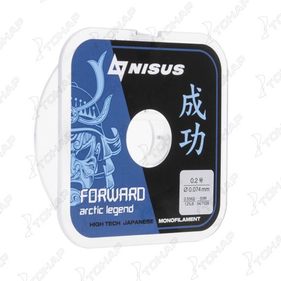 Леска FORWARD ARCTIC LEGEND 0,074mm/50m Nylon Transparent (N-FAG-0.074-50) Nisus