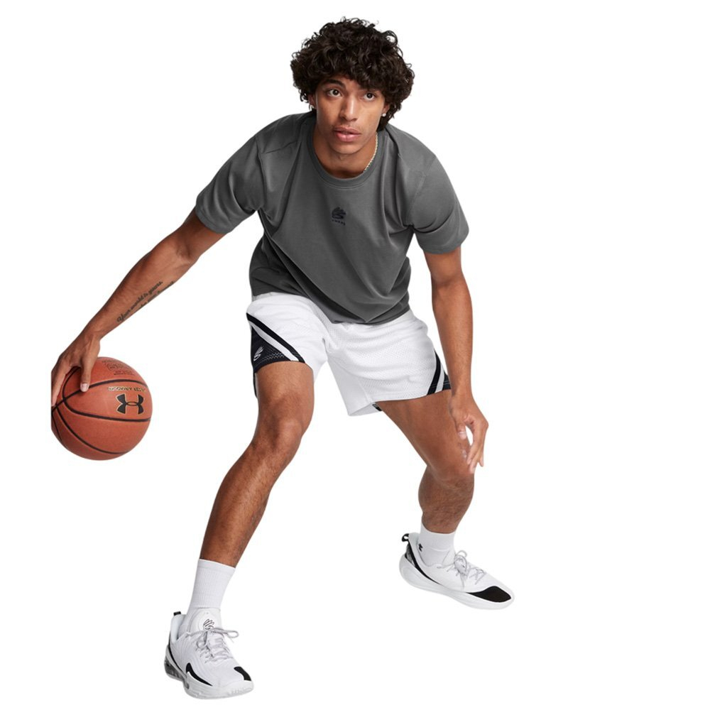 Баскетбольная футболка Under Armour Curry Logo Heavyweight T-Shirt Grey