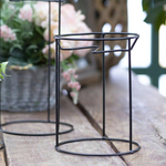 Подставка для цветов напольная "Симпл Цилиндр 2" на 1 горшок, H=200мм металл М0000386