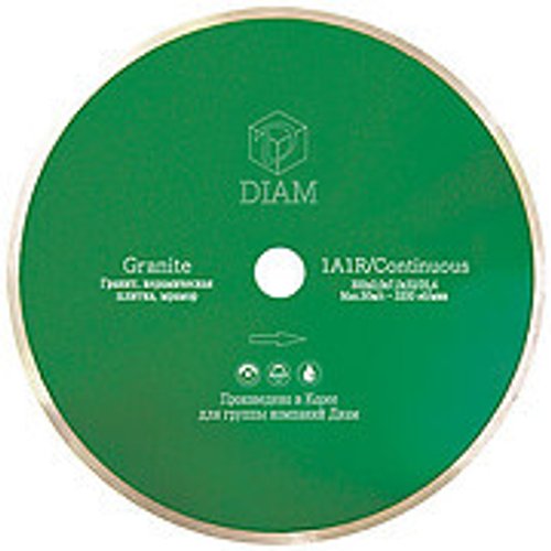 Диск алмазный DIAM 1A1R GRANITE 200*25.4 мм сплошной