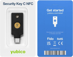 Identiv uTrust FIDO2 NFC Security Key — Ключ безопасности с USB-C и NFC Аутентификация без паролей для физических и юридических лиц