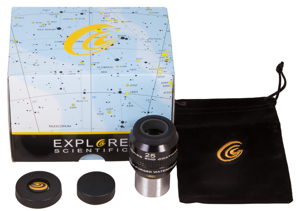 Окуляр Explore Scientific LER 52° 25 мм, 1,25" (AR)