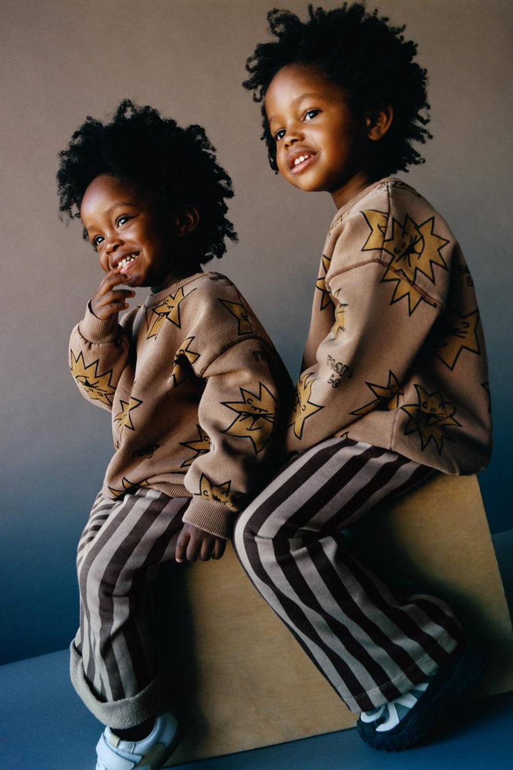 ZARA БРЮКИ ИЗ МЯГКОЙ ТКАНИ В ПОЛОСКУ, ПОЛОСКИ