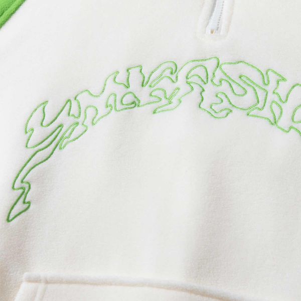 Толстовка Turbo fleece лаймовый / белый - фото 6