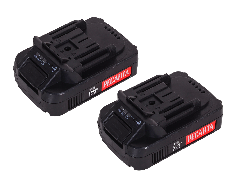 Дрель-шуруповерт аккумуляторная Ресанта ДА-18-2ЛК-У