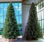 большая елка новогодняя ствольная "Сказочная" с встроенной гирляндой