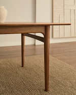 Стол раздвижной Elan из шпона и массива ореха 200 (260) x 100