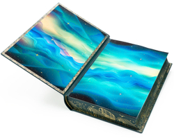 Пушкин А.С. "Сборник сказок". Подарочное издание в кожаном переплете