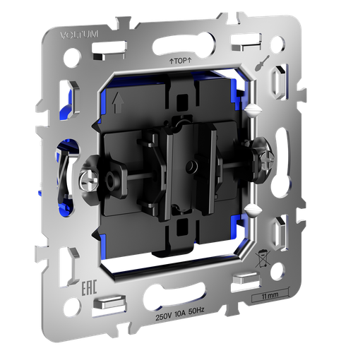 Механизм выключателя одноклавишного 10А, S70