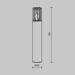 Ландшафтный светильник Outdoor O453FL-01GF