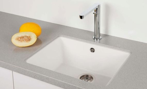 Мойка SCHOCK Quadro 60 (N-100) Cristalite 550x430(подстольный монтаж) неро