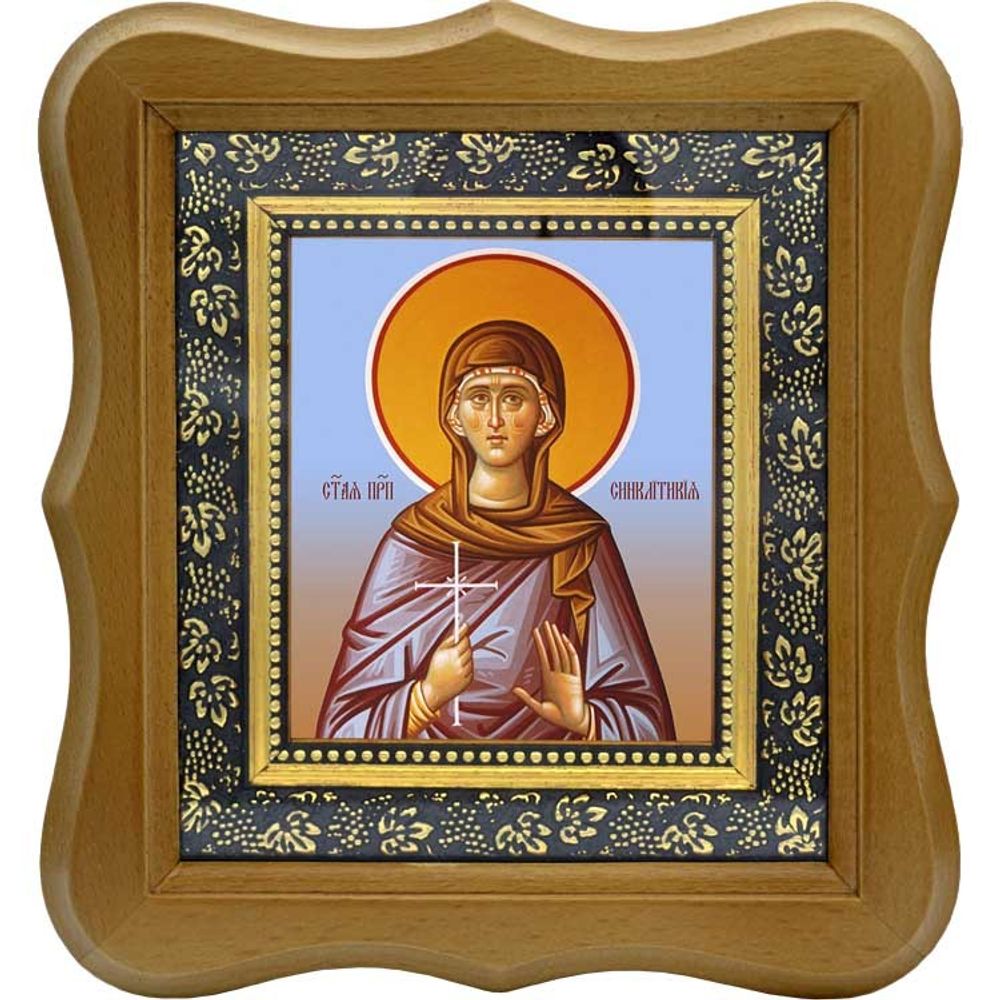 Синклитикия Александрийская преподобная. Икона на холсте.
