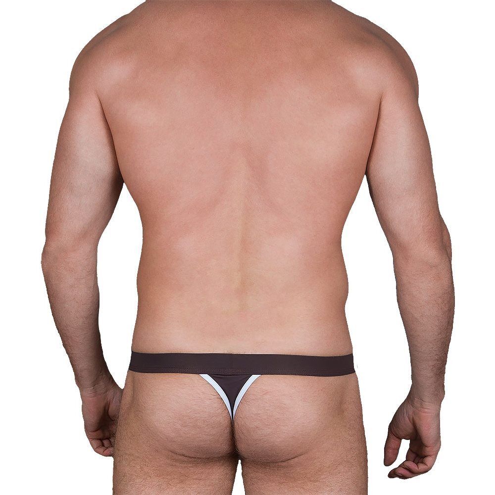 Мужские трусы тонги темно-синие Sesmik Cover