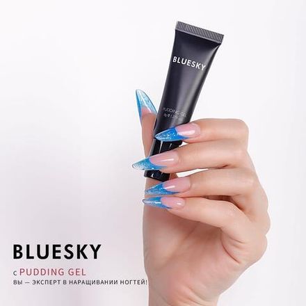 Bluesky Pudding Gel Lotus Полигель с шиммером, 8 гр