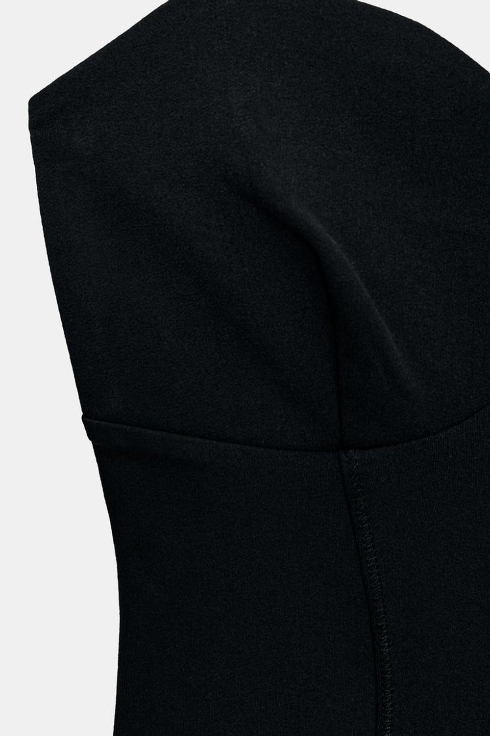 ZARA БОДИ С ВЫРЕЗОМ СЕРДЕЧКОМ НА БРЕТЕЛЯХ, ЧЕРНЫЙ