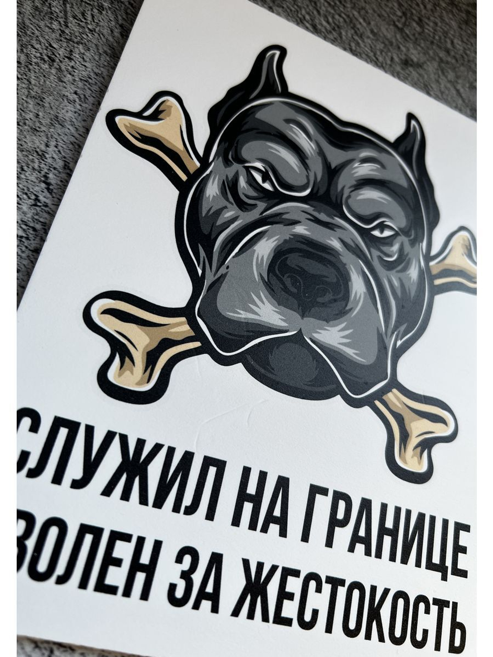 Табличка Злая собака