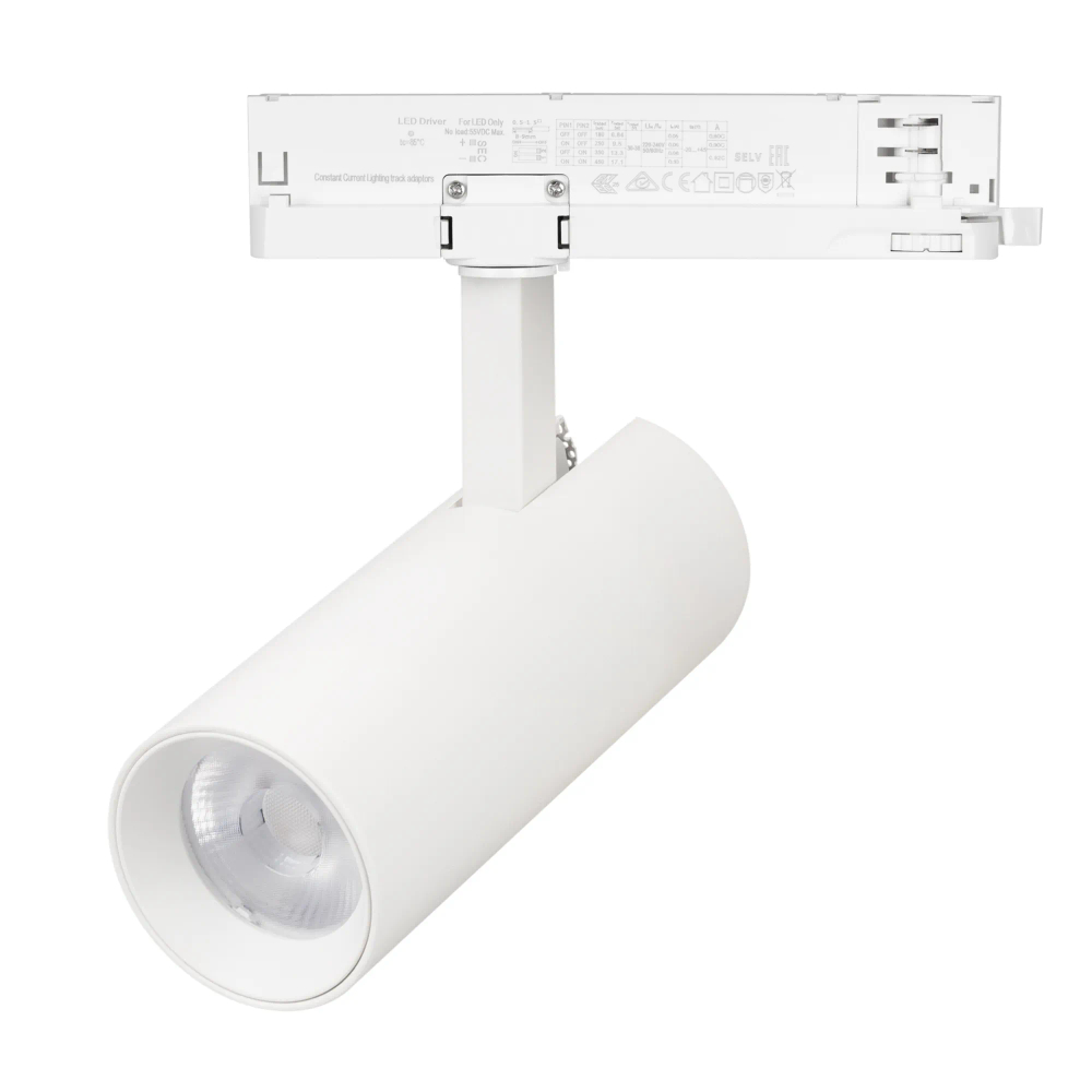 Светильник LGD-GERA-4TR-R74-20W Warm3000 (WH, 55 deg, 230V, DALI) (Arlight, IP20 Металл, 5 лет) 058811