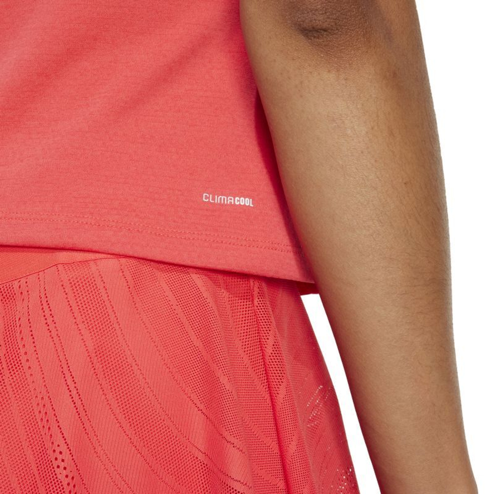 Женский топ теннисный Adidas Tennis Pro Climacool Y-Tank - красный