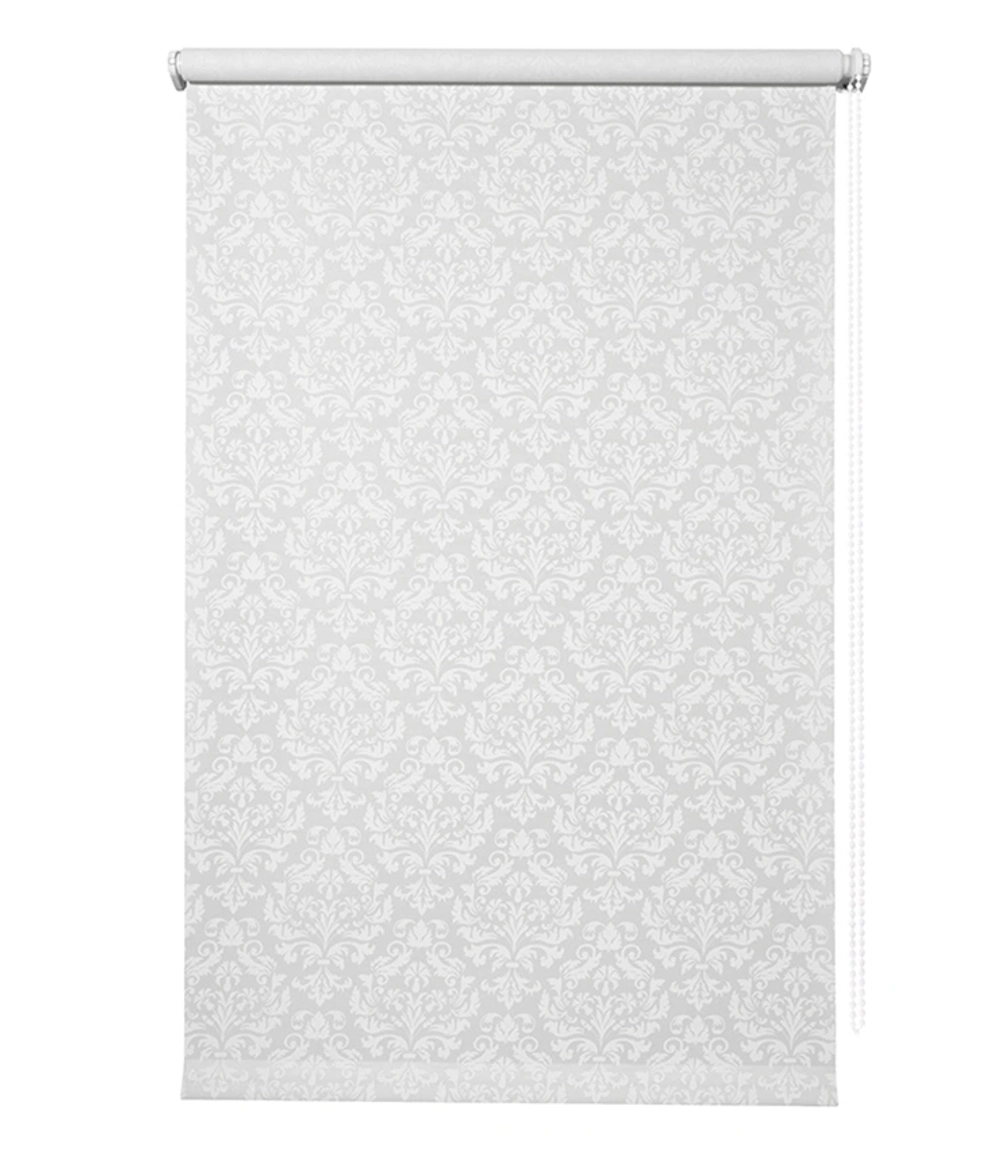 Рулонные шторы витражные Пари Белый