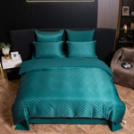 Комплект постельного белья Сатин Жаккард на резинке GCR017