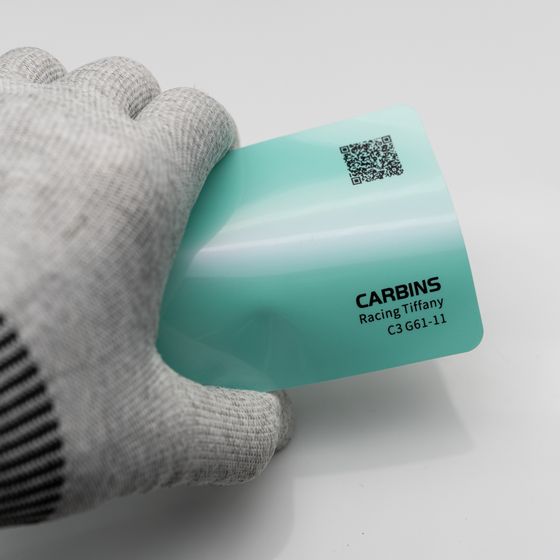 Веер образцов виниловой цветной пленки Carbins