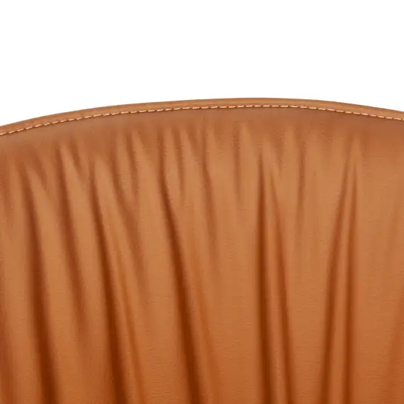 Лаунж кресло Sofia, экокожа терракот