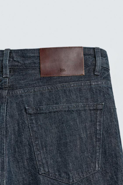 ZARA ДЖИНСЫ КЛАССИЧЕСКОГО КРОЯ, СИНИЙ