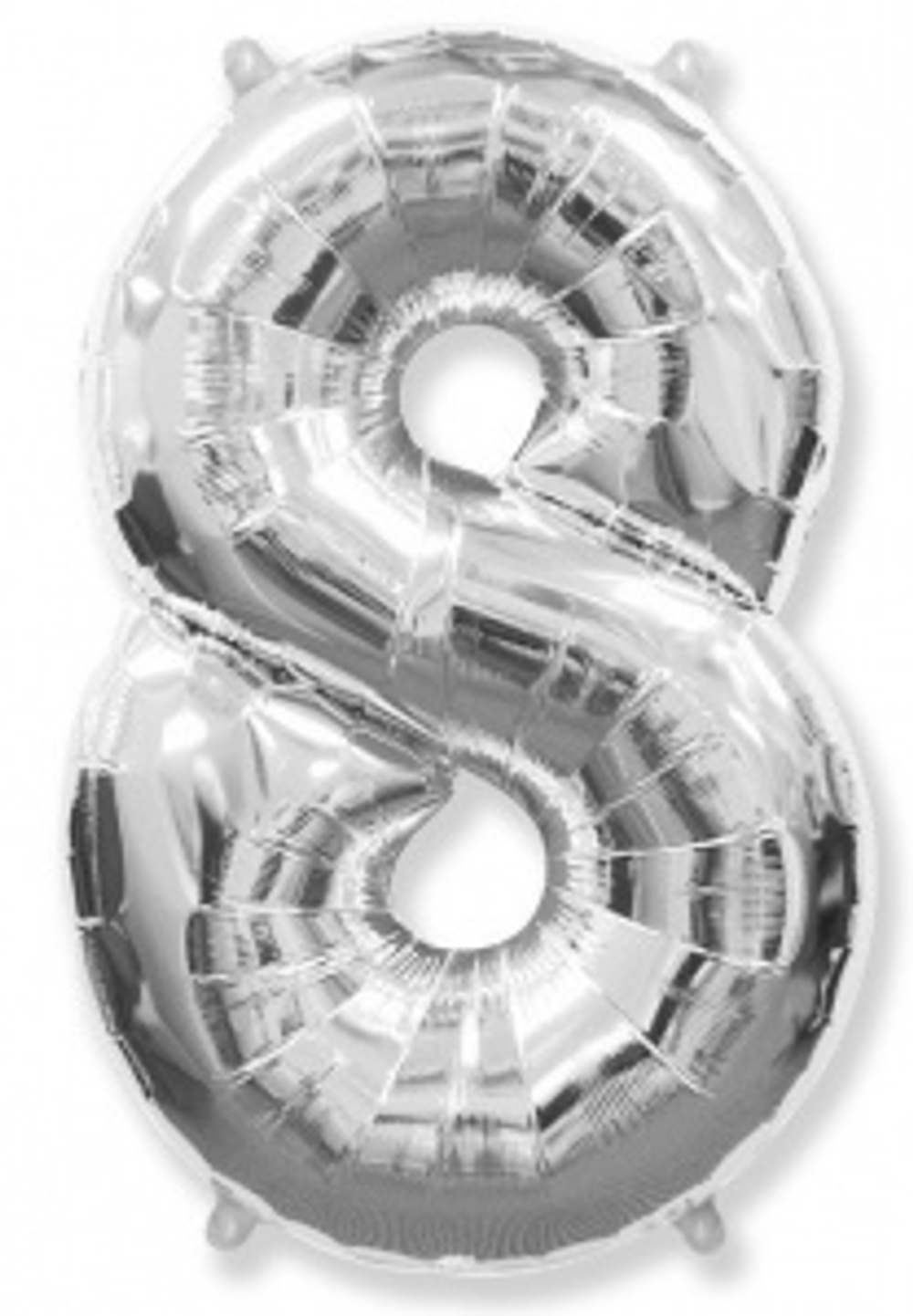 Цифра "8" серебро
