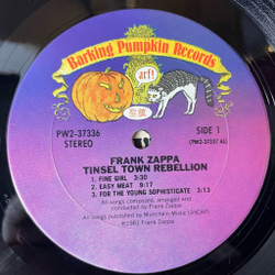Винтажная виниловая пластинка LP Frank Zappa Tinsel Town Rebellion (USA 1981)