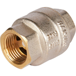 ROMMER Обратный клапан 1/2" пружинный муфтовый с пластиковым седлом