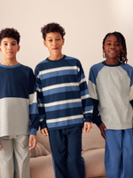 Пижама для мальчика Next K99-102, 3 шт., Синий, Серый