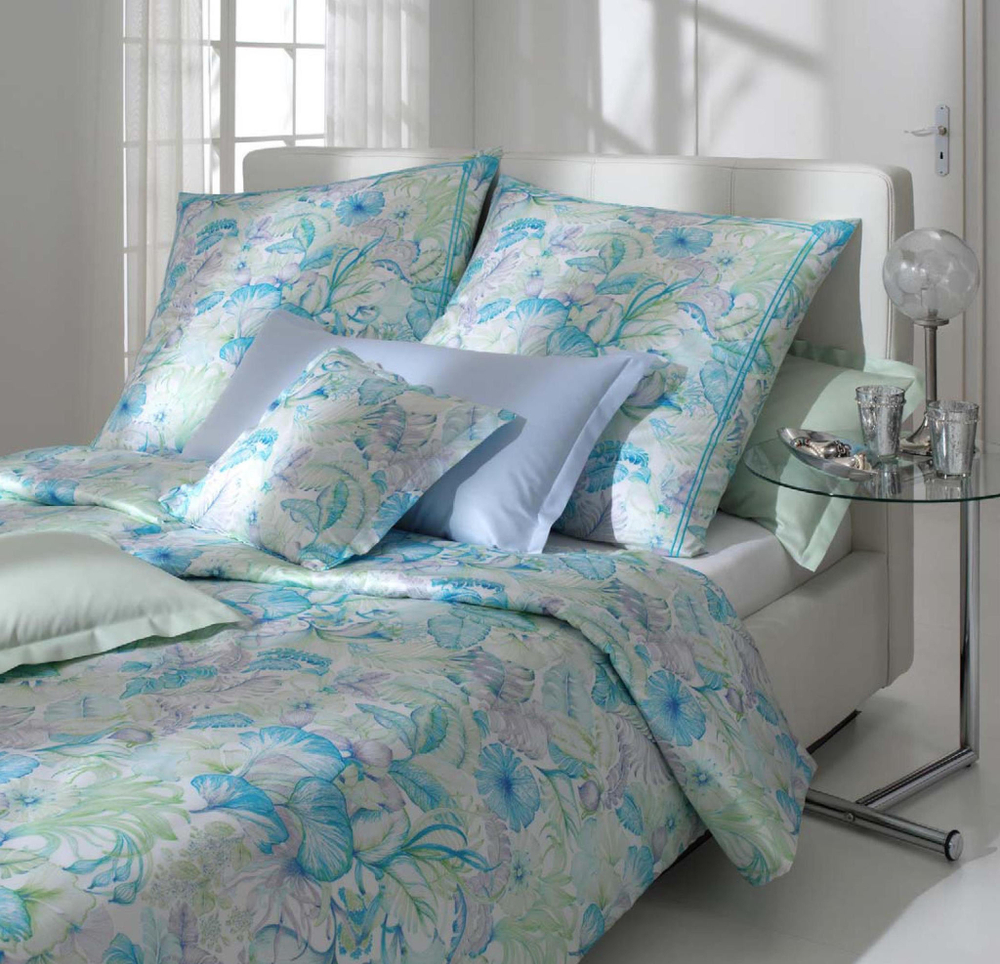 Пододеяльник 200x200 Elegante Antiqua синий Германия