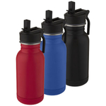 Lina, спортивная бутылка из нержавеющей стали объемом 400 мл с трубочкой и петлей