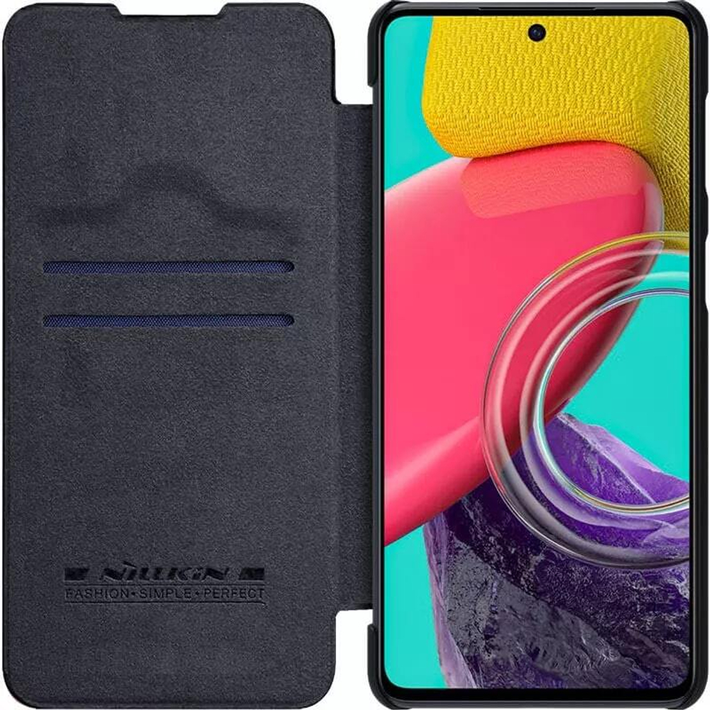 Кожаный чехол-книжка Nillkin Leather Qin для Samsung Galaxy M53