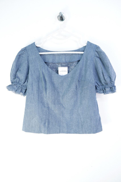 Топ льняной укороченный  42 размер