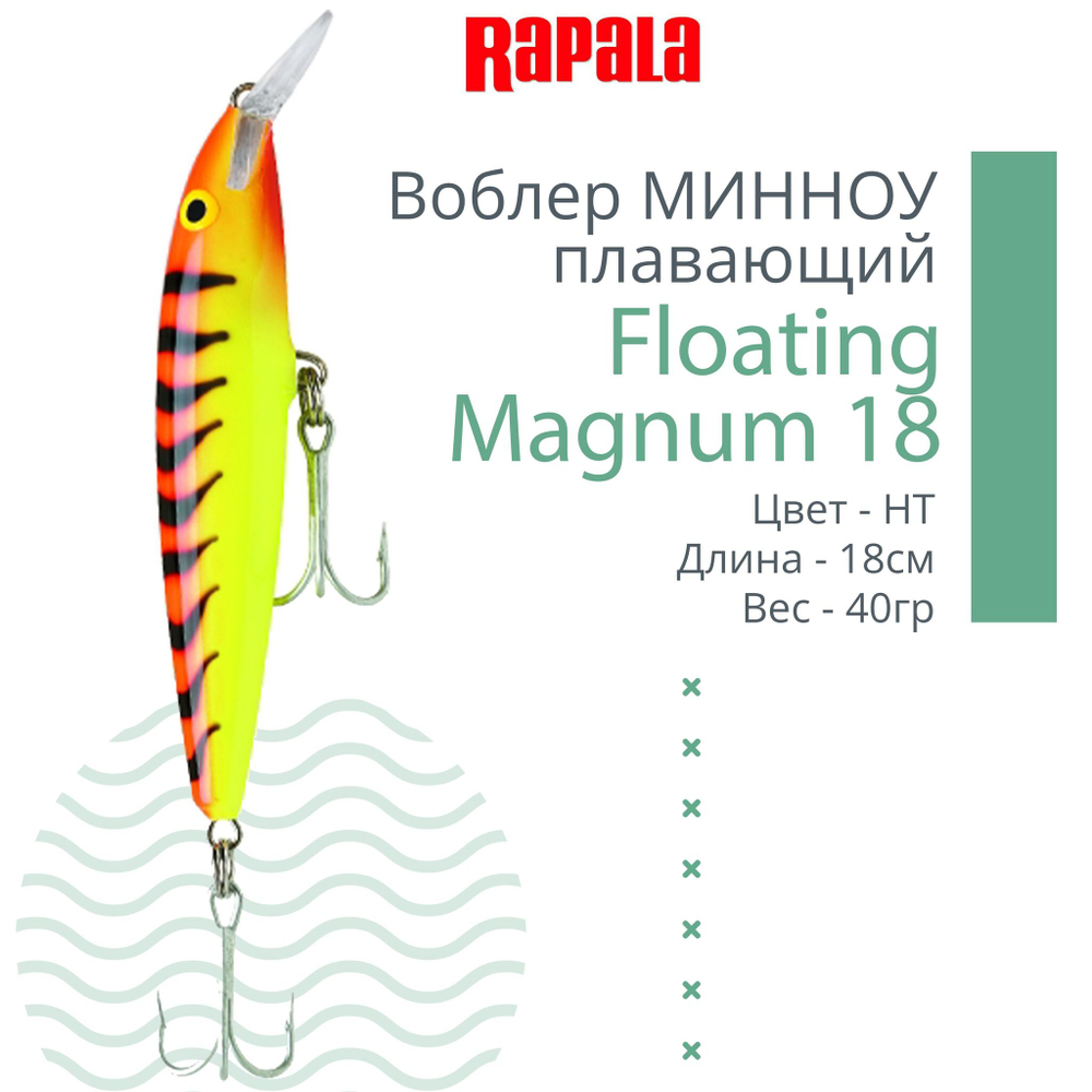 Воблер Floating Magnum 11, 11см, 15гр, цвет SH, плавающий