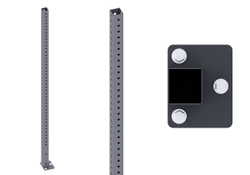 HARD Стойка 2465мм с отверстиями короткая , черная