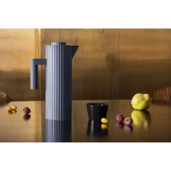 Alessi - Термокувшин Plisse 1л, серый / артикул   MDL12 G  / GTIN 8003299461363