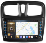 Магнитола для Renault Logan/Sandero 2014+ - Carmedia OL-9945 (кнопки и крутилки), Android 12, TS10, CarPlay, 4G SIM-слот