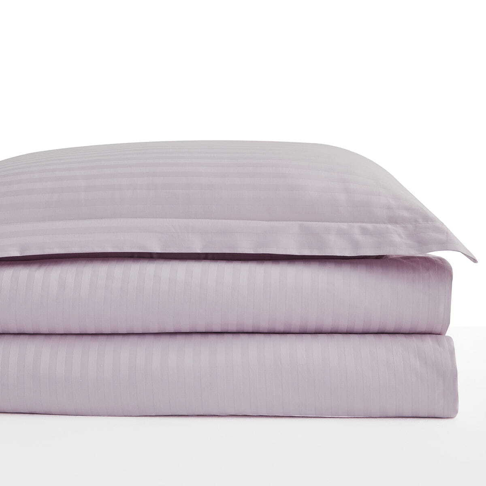 Постельное белье 2 спальное евро Arya home Otel сиреневое